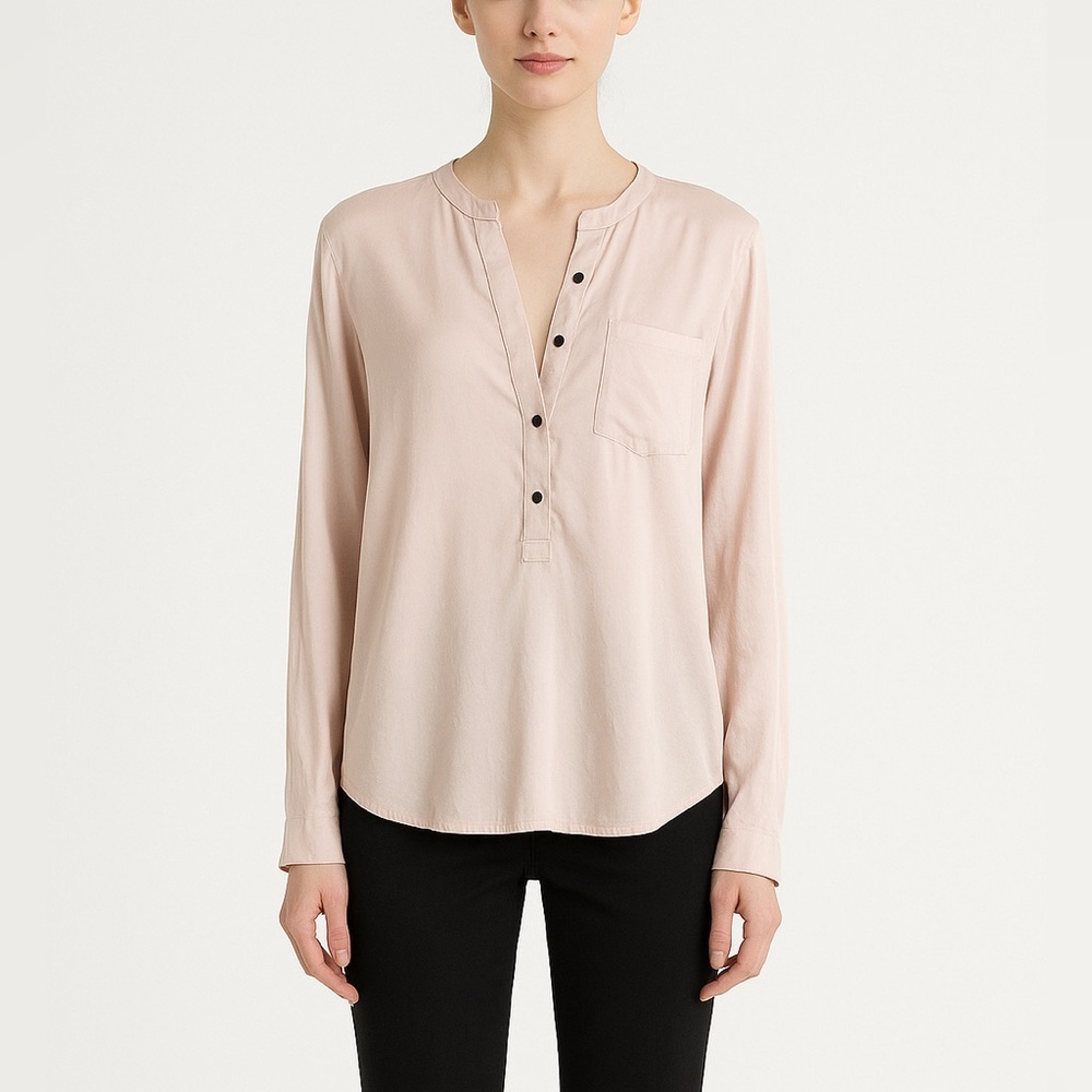 Go by Go Silk light pink blouse NEW